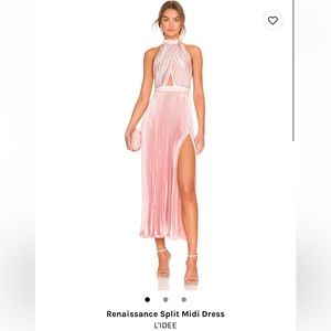Renaissance Split MIDI dress L’IDEE Size Small
